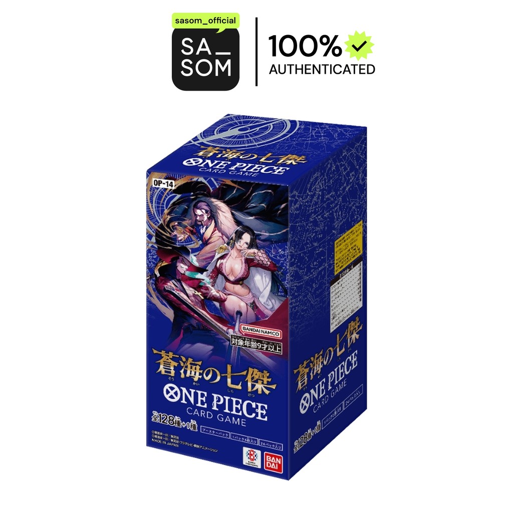 One Piece [OP-14] "The Azure Sea's Seven" Booster Box (JP) | ของแท้ ตรวจสอบโดย SASOM