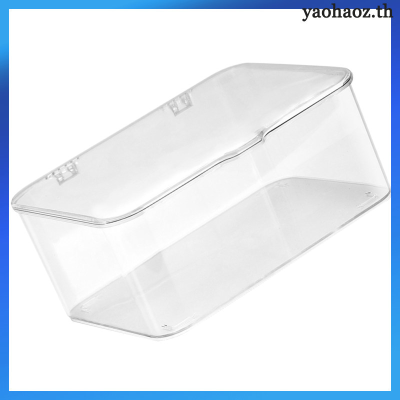 🧂 กล่องออแกไนเซอร์สำหรับโต๊ะทำจากวัสดุ PS ใส ขนาด 7.5 x 4.3 x 3.1 นิ้ว สำหรับจัดเก็บของใช้ในบ้านให้เ