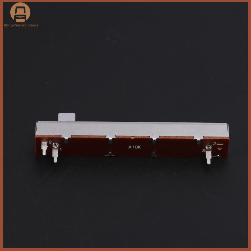 ABOVE 88 มม. 3-Pin Single Potentiometer A10K B10K ตรงสไลด์ Potentiometer Mono Channel Mixer Fader St