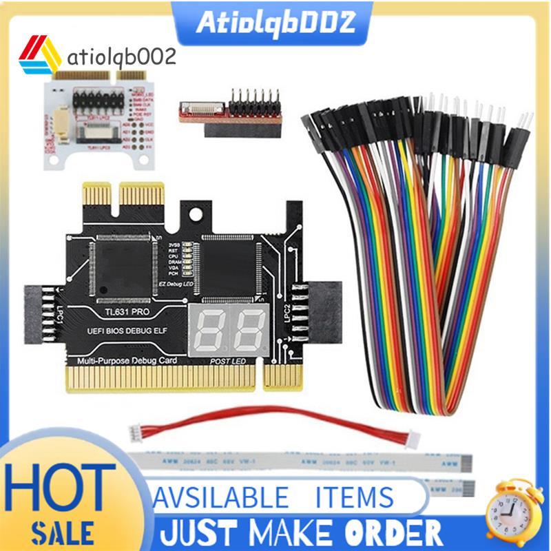 TL631 Pro การ์ดวินิจฉัย + การ์ดขยายการ์ดวินิจฉัย PCI-E เมนบอร์ดมัลติฟังก์ชั่นแล็ปท็อปเครื่องวิเคราะห