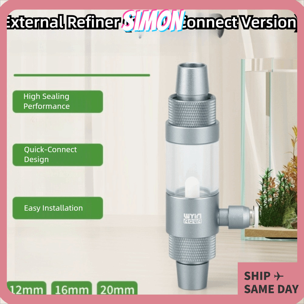 SIMON CO2 Nebulizer ภายนอก, Observable Quick ใส่ Aquarium CO2 Diffuser, ถังปลา CO2 อุปกรณ์เสริม Anti