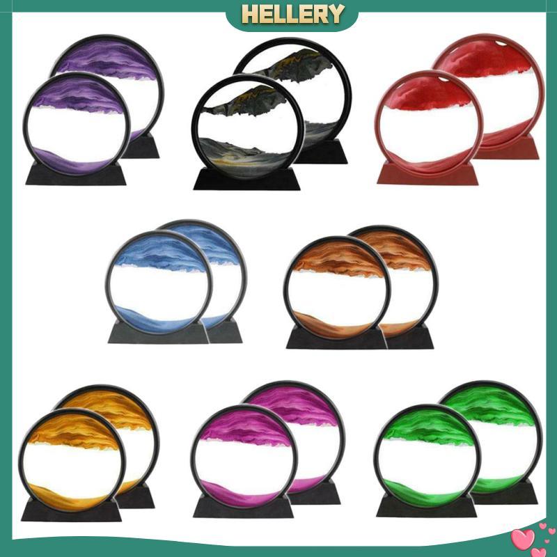 [HelleryPH] Moving Sands Art Picture 3D Dynamic Deep Sea Sand-scape Flowing Sand Art