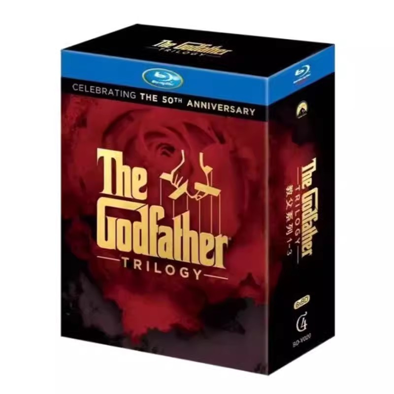 Blu-ray American Movie The Godfather 1-3 Box Set BD25 6 แผ่น A0101