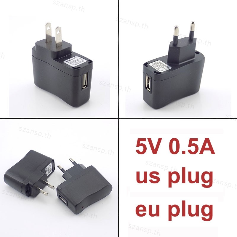 5V 0.5A 500mAh Micro USB Charger Universal 100V 240V AC to DC Power Supply Adapter Travel THA1
