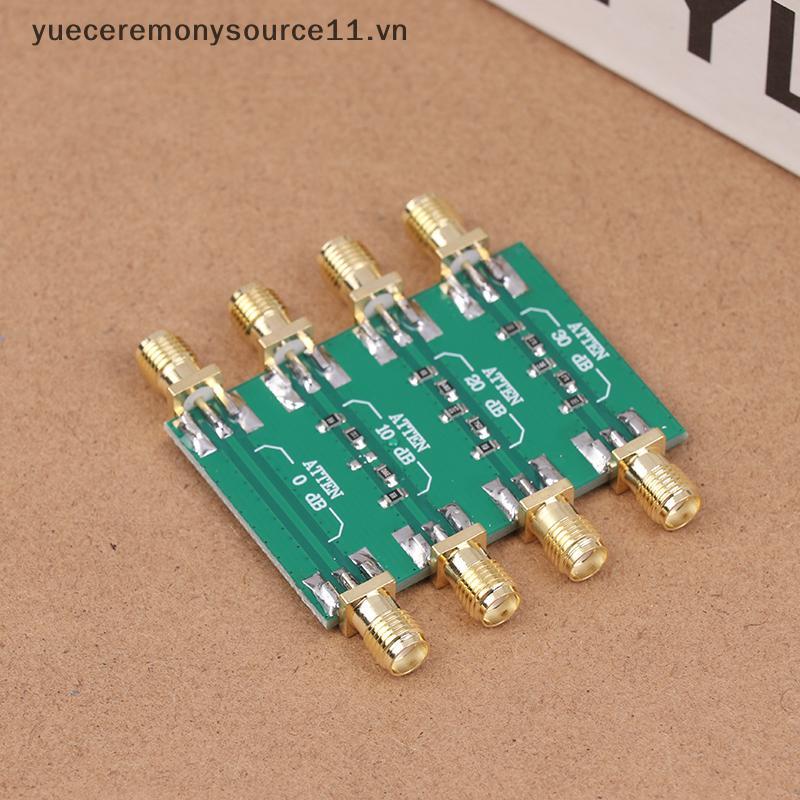 YS DC -4.0GHz RF FIXED Attenuator SMA Double Female Radio Frequency FIXED Attenuator โมดูลบอร์ด Atte