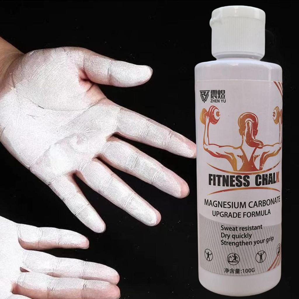 Liquid Chalk กีฬาแมกนีเซียมผงฟิตเนสยกน้ําหนัก Anti Slip ครีม Grip ยกน้ําหนัก Climbing Gym