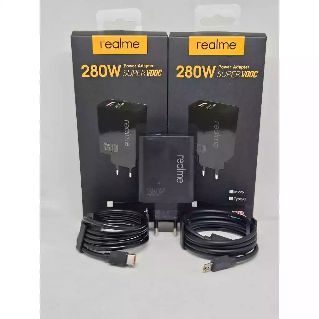 Realme 13 5G Fast Charger 280W สีดํารองรับ Super Vooc RG33 RG