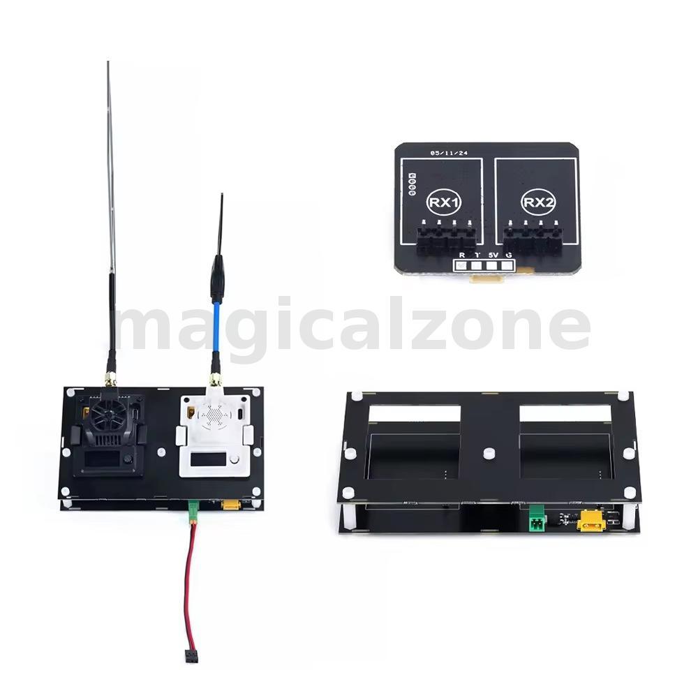 915MHz/2.4GHz Dual Receiver Transmitter Diversity Board RX & TX สําหรับ RC FPV Quadcopter Drone