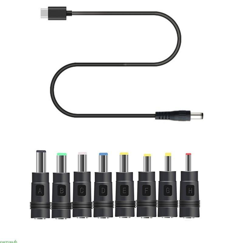 Cucryaa USB C Type C PD ถึง 12V 3 5 4 0 4 8 5 5x2 5 มม.สายจ่ายไฟสําหรับเราเตอร์แล็ปท็อปลําโพงกล้อง