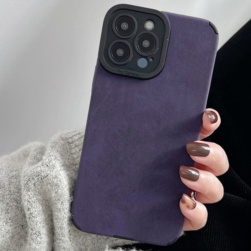 ปลอกหนังหนังนิ่มสีม่วงสําหรับ Huawei Nova Y91 14 13 12s 11i 10 9 7i 7 SE 3i Honor 90 200 สมาร์ท 300 