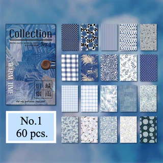(พร้อมส่ง🇹🇭) กระดาษพื้นผิวผ้า กระดาษหยาบ หลากหลายลวดลาย Retro Cloth Material Paper ใช้ทำแสตมป์ได้