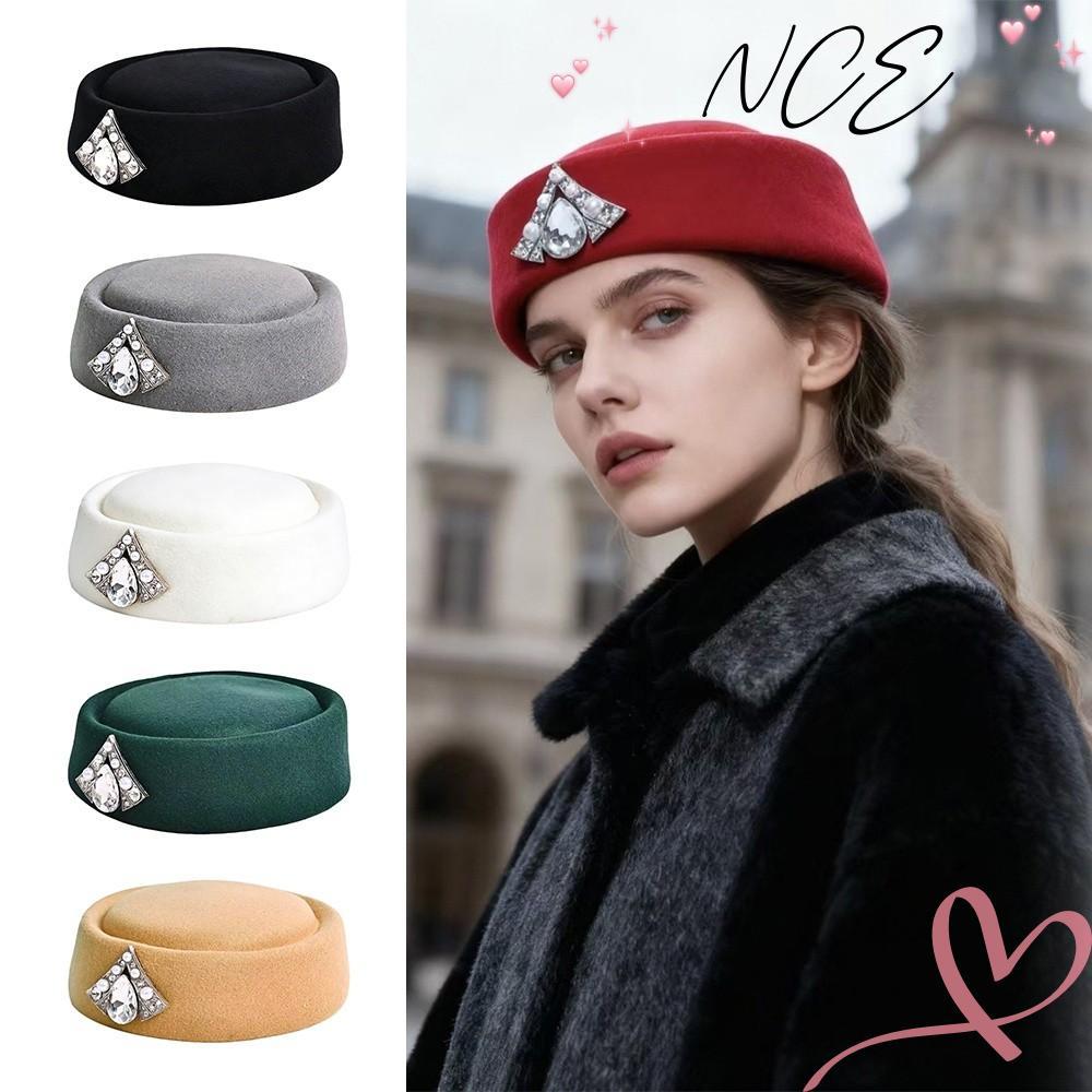 หมวกทรงสูงย้อนยุคอังกฤษประดับคริสตัล, เหมาะสำหรับคอสเพลย์และของตกแต่งศีรษะ NCE Stewardess