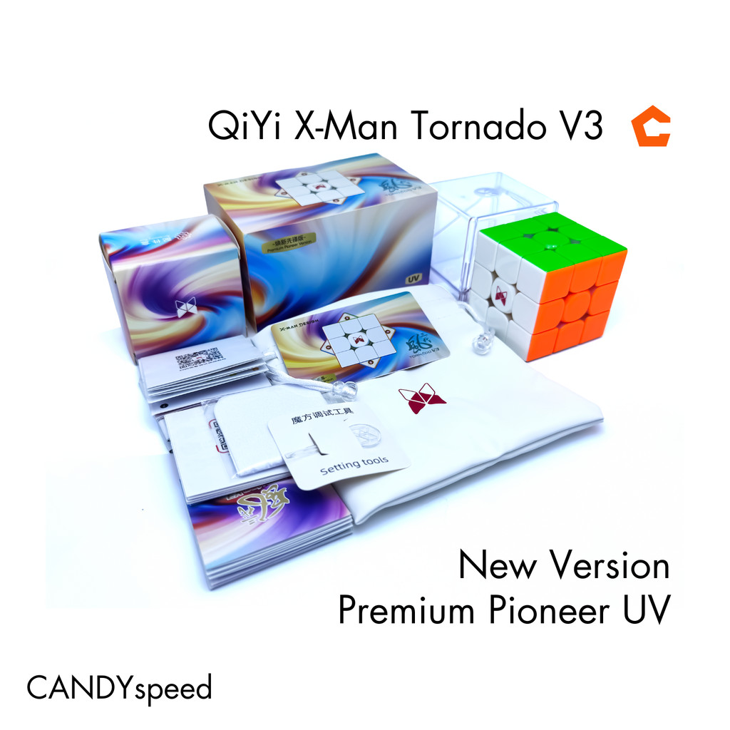 QiYi X-Man Tornado V3 M Premium รูบิค Cube 3x3 | GAN 13 Killer | by CANDYspeed