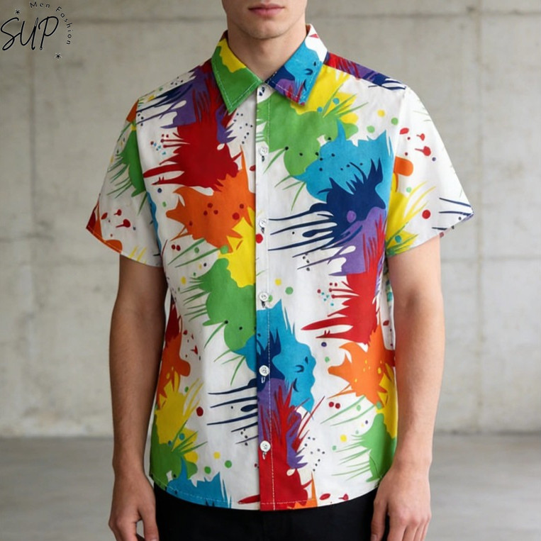 สงกรานต์ Songkran เสื้อเชิ้ตและกางเกงขาสั้นสไตล์ฮาวาย 4 สไตล์ สำหรับทุกวัย แห้งเร็ว พอดีตัว เหมาะสำหรับงานสงกรานต์