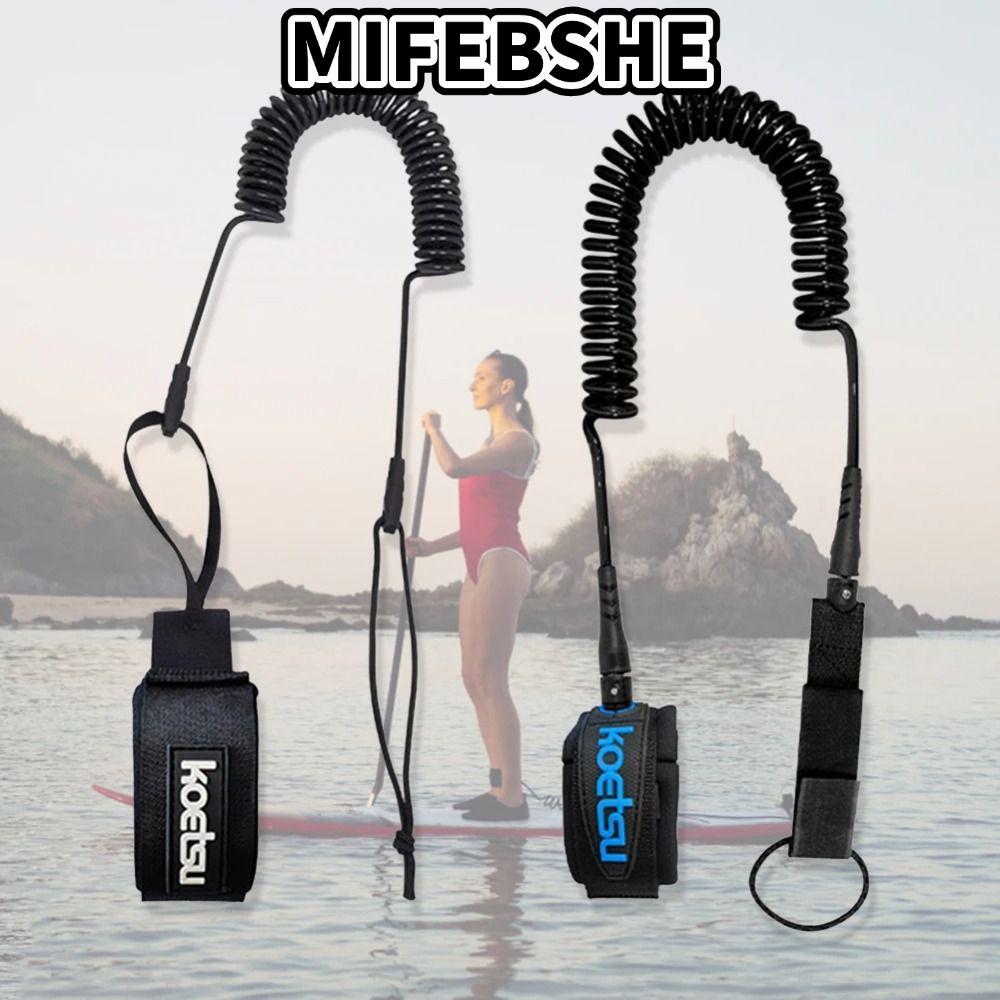MIFEBEHE Sup Board Foot Leg Rope, TPU Elastic Surfing Safety Hand Rope, Practical Surfing Stand UP C