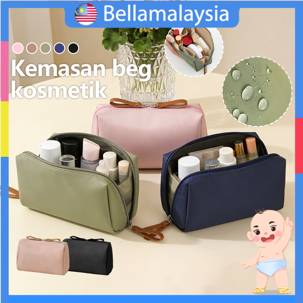 Bella Travel Portable Make Up Bag Waterproof Zipper Lipstick Pouch Organizer Multi-Compartment Women