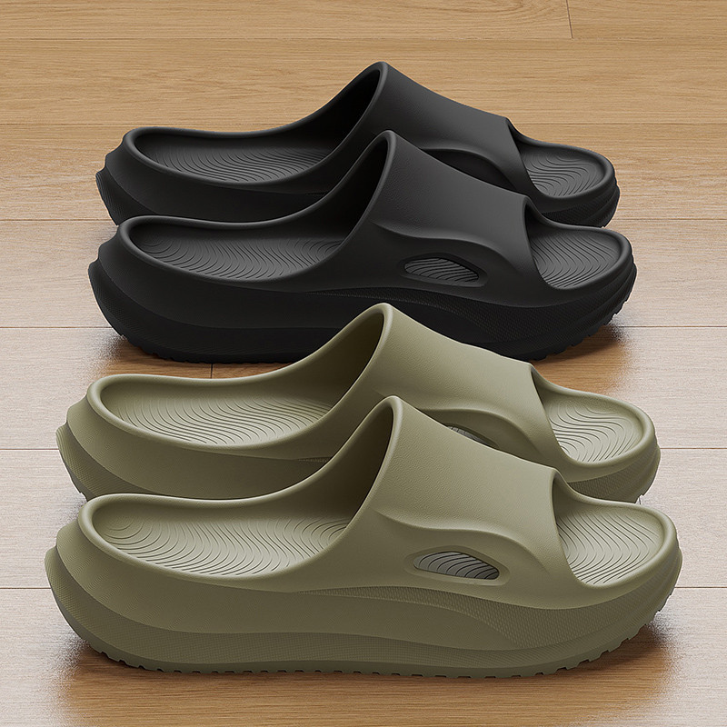 รองเท้าแตะส้นสูงสำหรับผู้ชาย เหมาะสำหรับฤดูร้อน ใส่ในบ้าน กันลื่น ทันสมัย ​​และอินเทรนด์ สำหรับผู้หญิง