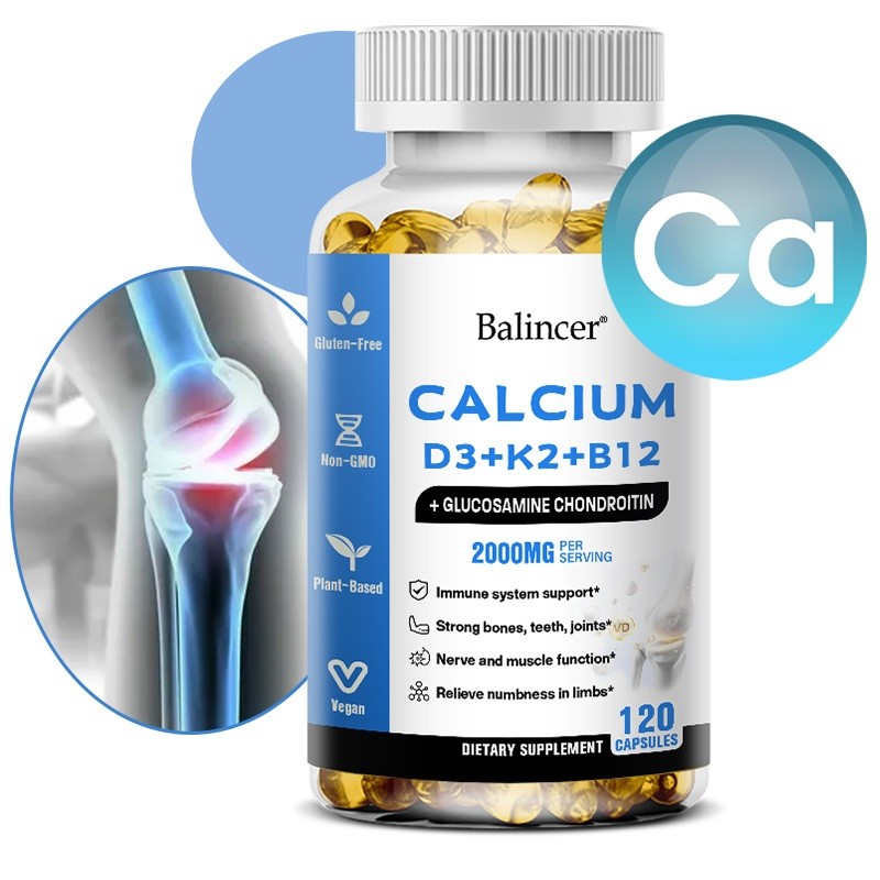 Balincer แคลเซียมวิตามิน D3+K2+B12 - รองรับสุขภาพกระดูก Joint & Immune System อาหารเสริมความแข็งแรงของกระดูกเพื่อสุขภาพ