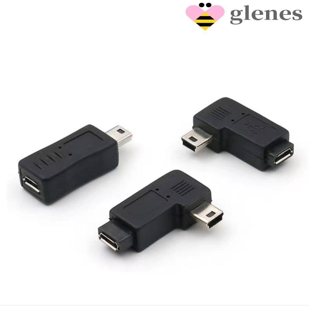 GLENES อะแดปเตอร์ USB สําหรับโทรศัพท์มือถือ MP3 ถึง Mini USB ชาย Micro USB เป็น Mini USB Mini 5pin U