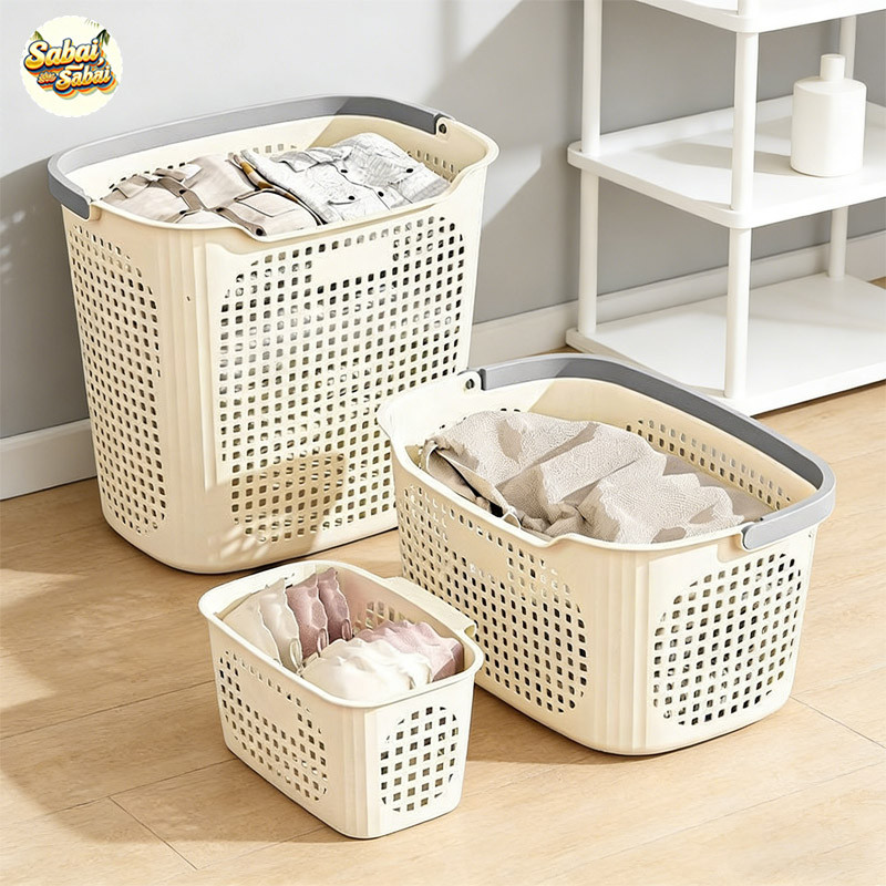 ตะกร้าผ้าทรงเหลี่ยมจัดเก็บเสื้อผ้า ขนาด ตะกร้าใส่ของเล่น ความจุขนาดใหญ่ วัสดุ PP ทนทาน หอพัก ห้องน้ํา