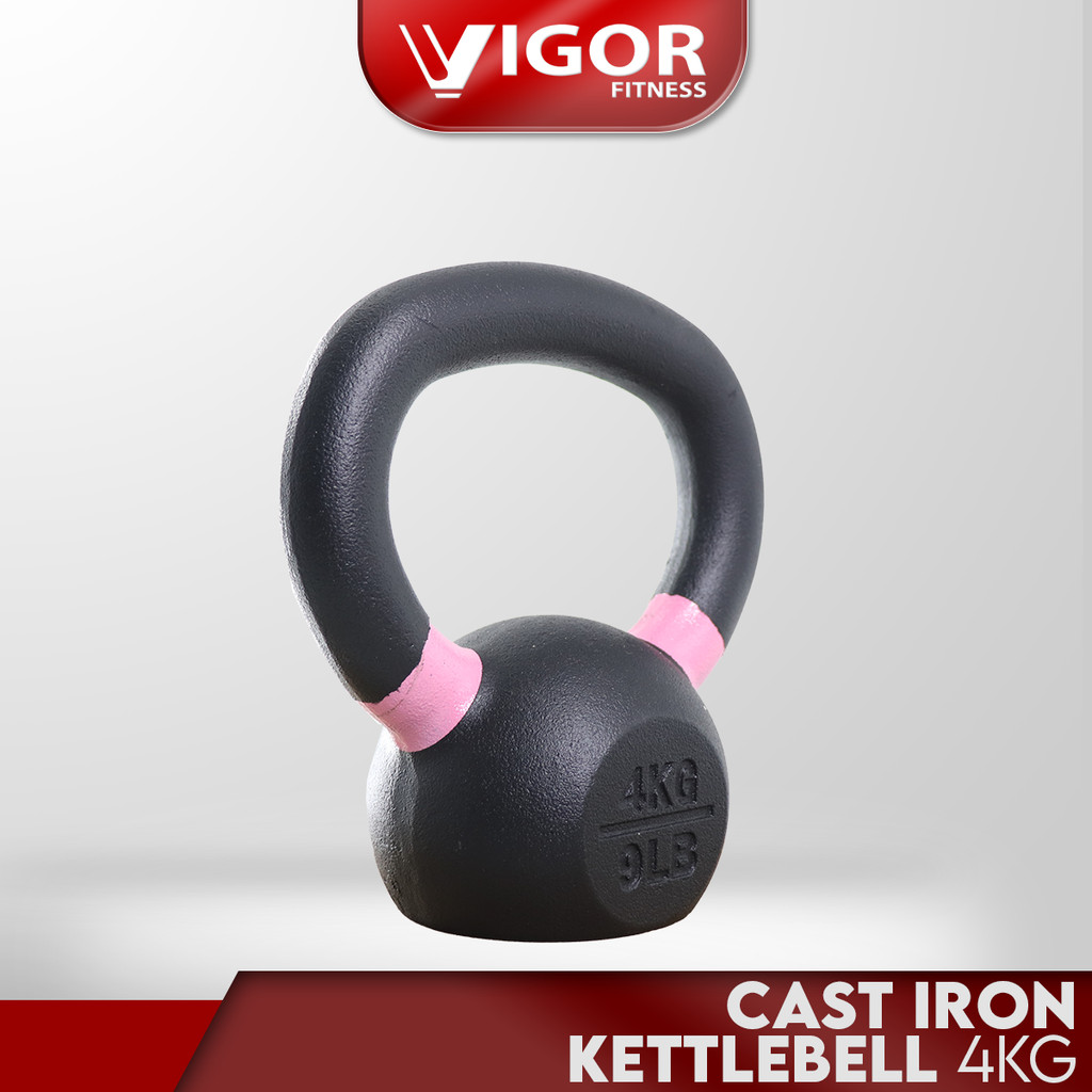 Vigor Fitness Cast Iron Kettlebell 4KG