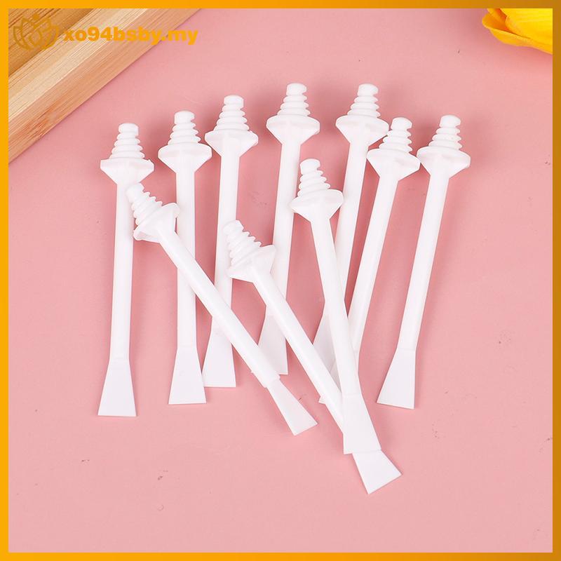 Xo94bsby 10 ชิ้น Nose Wax Wax Wax sti พลาสติกกําจัดขนแบบใช้แล้วทิ้ง smearing sti MY