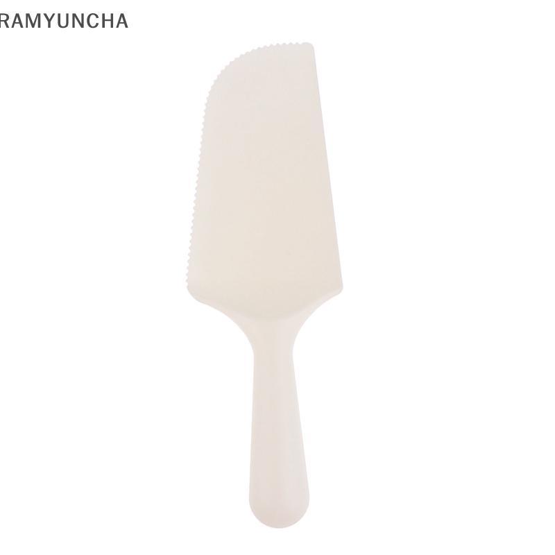 RAM 5Person 10Person สีขาวเค้กวันเกิดส้อมชุดพลาสติกทิ้งจานอาหารค่ําชุดเค้กเบเกอรี่บนโต๊ะอาหาร OTC