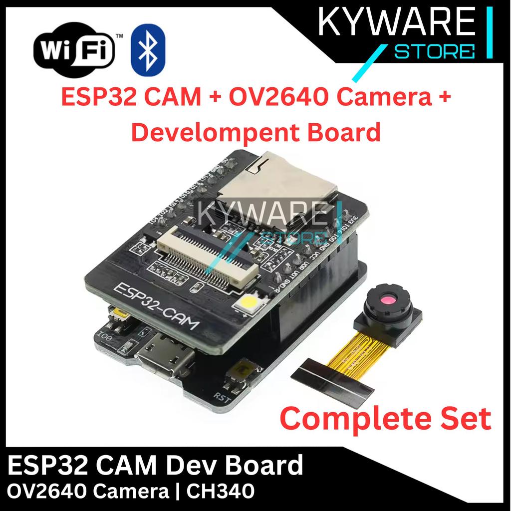 KYWARE ESP32 CAM ESP 32 กล้อง OV2640 CH340 WIFI บลูทูธ BLE IOT Develompent Board ESP-32S ชุด