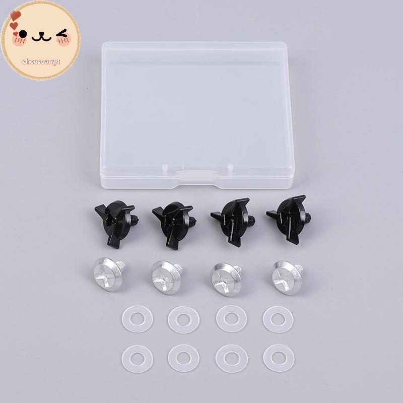 Chee 8 ชิ้น/เซ็ต Motocross หมวกอุปกรณ์เสริมสกรูสกรูพิเศษสําหรับ Off Roads หมวกกันน็อคอลูมิเนียมหมวกก