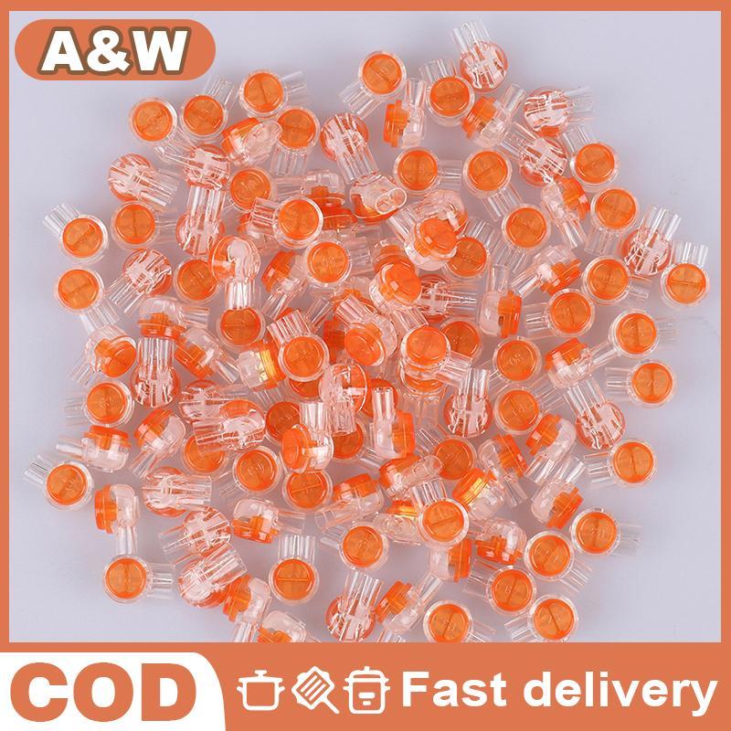 Null 200 ชิ้น Rj45 Connector Crimp การเชื่อมต่อ Terminals K1 Connector สายไฟกันน้ํา null