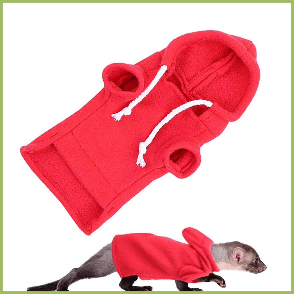 Ferret Sweatshirt Guinea Pig Hoodie เสื้อกันหนาวหนูแฮมสเตอร์ Ferret Sweatshirt Drawstring Hood เสื้อ