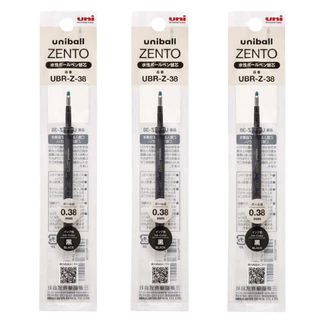 ZENTO uniball Refills Ballpoint Pen , Set of 3 , Mitsubishi Uni Made in Japan Original