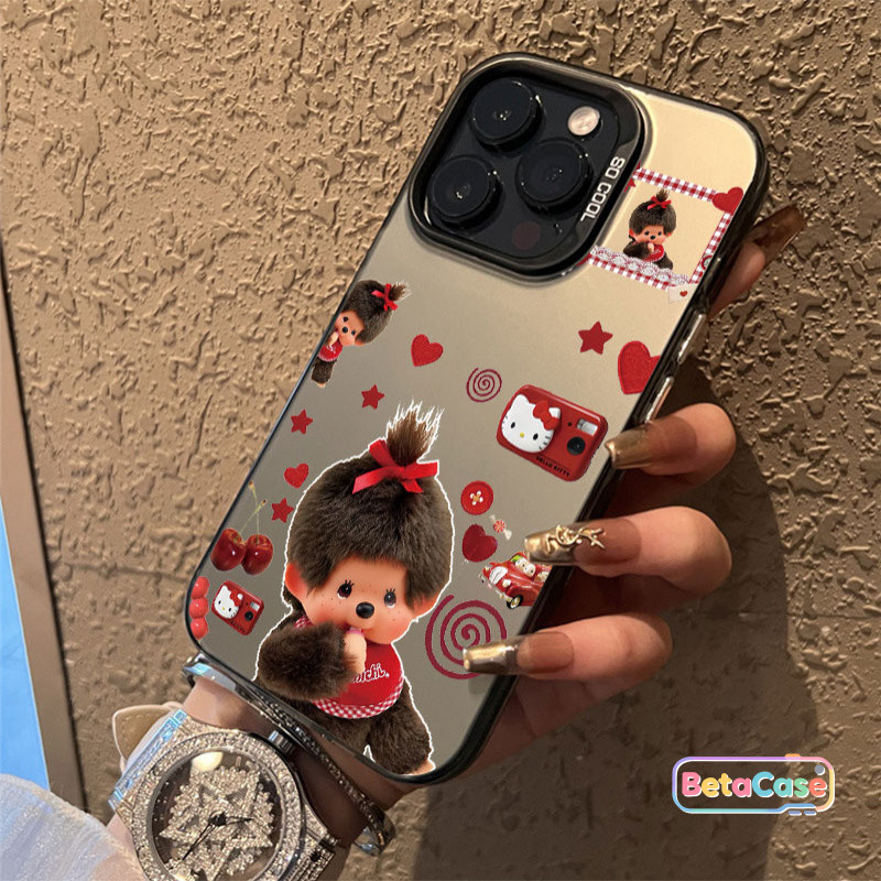 เคสไอโฟน ลายลิงอ้วนและลูกแมว น่ารักสนุกๆ  iPhone 17 16 15 14 13 12 11 XR X Xs XsMax 7Plus