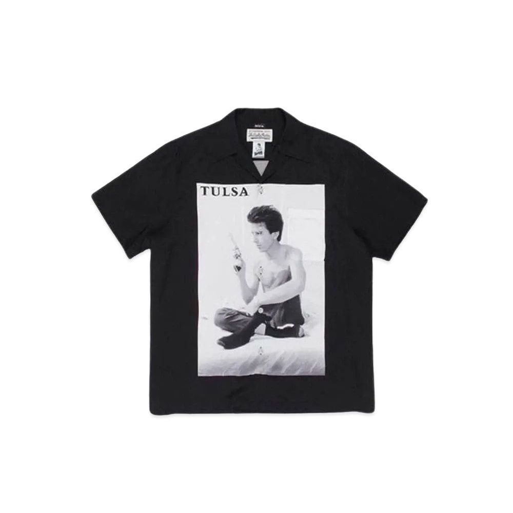 WACKO MARIA LARRY CLARK TULSA HAWAIIAN SHIRT TYPE-1 Black Unused