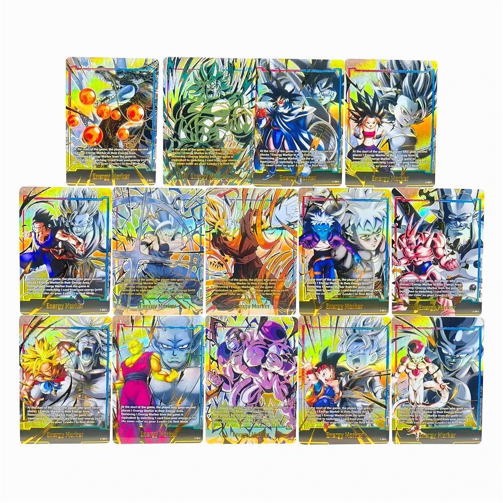 Dragon Ball คอลเลกชันการ์ด Son Goku Frieza Broli การ์ด EN DIY คุณภาพสูง Self Made เกมอะนิเมะการ์ดของเล่น