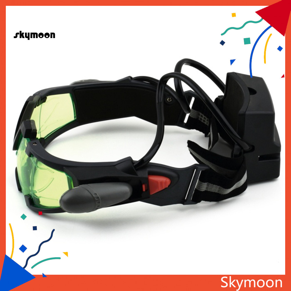 Skym* Eye Protection วงยืดหยุ่นแบบปรับได้ Night Vision Goggles แว่นตา Eyeshield