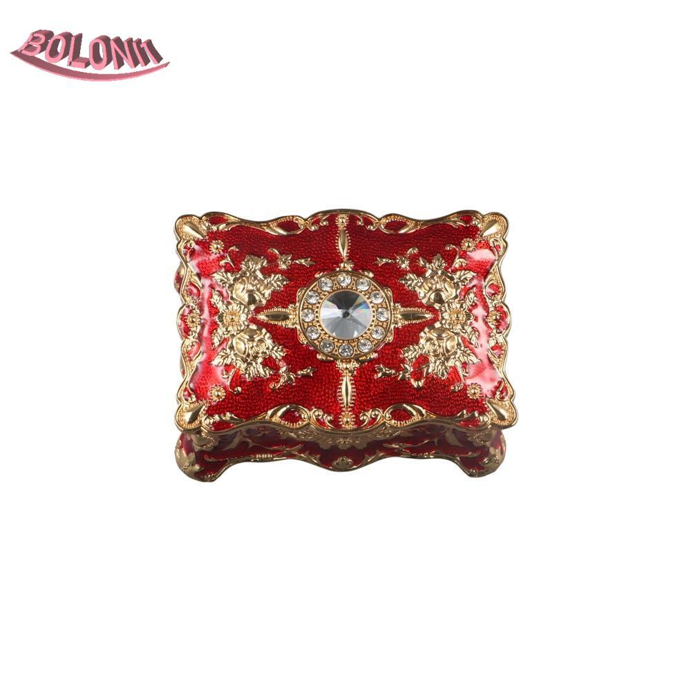 BO Trinket Organizer หรูหรา 1 ชิ้น High-end Creative สร้อยคอโลหะคอนเทนเนอร์เครื่องสําอาง