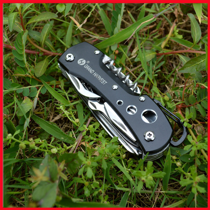 11 IN 1 Multifunctional Folding Knife Tool Gear Knife Survive Hunting Outdoor Self Defense Camping Survival EDC Knife
