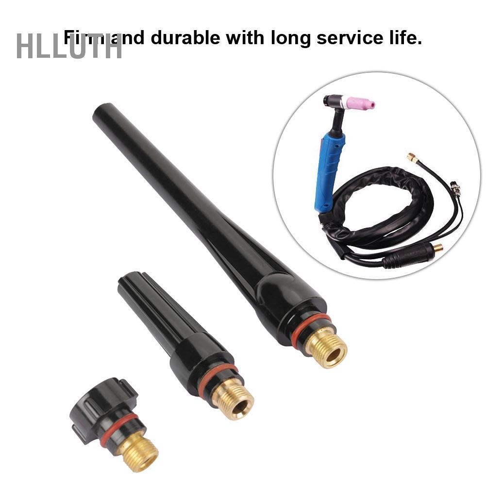 Hlluth Hlluth Jiaocha 15 ชิ้น 57Y02 (ยาว) 57Y03 (กลาง) 57Y04 ฝาหลังสำหรับไฟฉายเชื่อม TIg WP-17/18/26