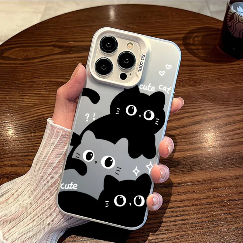 เคสไอโฟน16 สำหรับ IPhone 11 17 Air 15 13 14 12 Pro Max 16 Plus/Pro 7/8 XR X XS SE 2 3 เคส TPU นุ่มลาย เล็กๆ น่ารัก 039