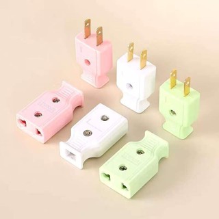 ZZ HOMEปลั๊กไฟ (ตัวผู้และตัวเมีย)จัดส่งในสีแบบสุ่ม ผลิตจากพล…