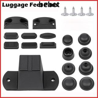 แผ่นรองฝ่าเท้าและขาตั้งใต้กระเป๋าเดินทาง สีดำ มีสกรู fixatio…