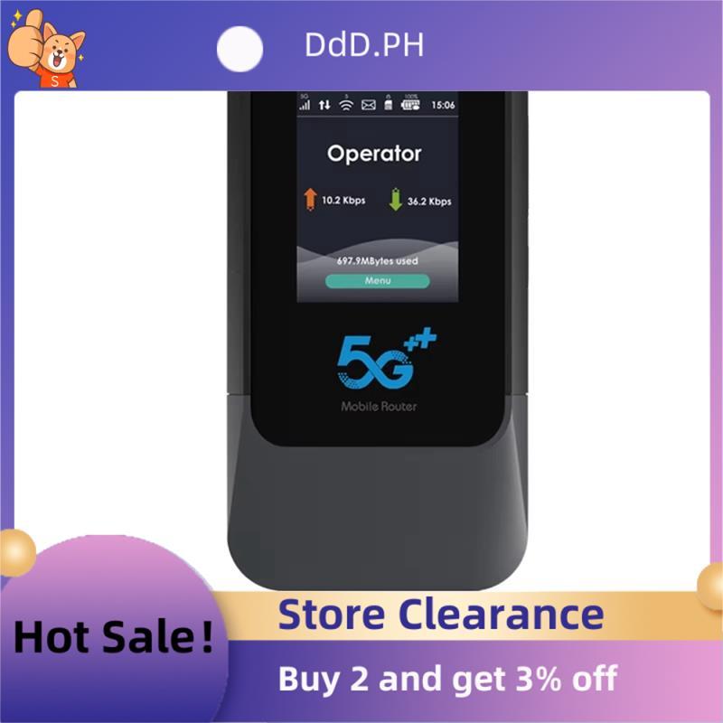 Pocket Mobile Portable Hotspot 5G SA NSA Mini Wi-Fi SIM & E-SIM UNISOC V510 Modem Indoor WiFi6 Route