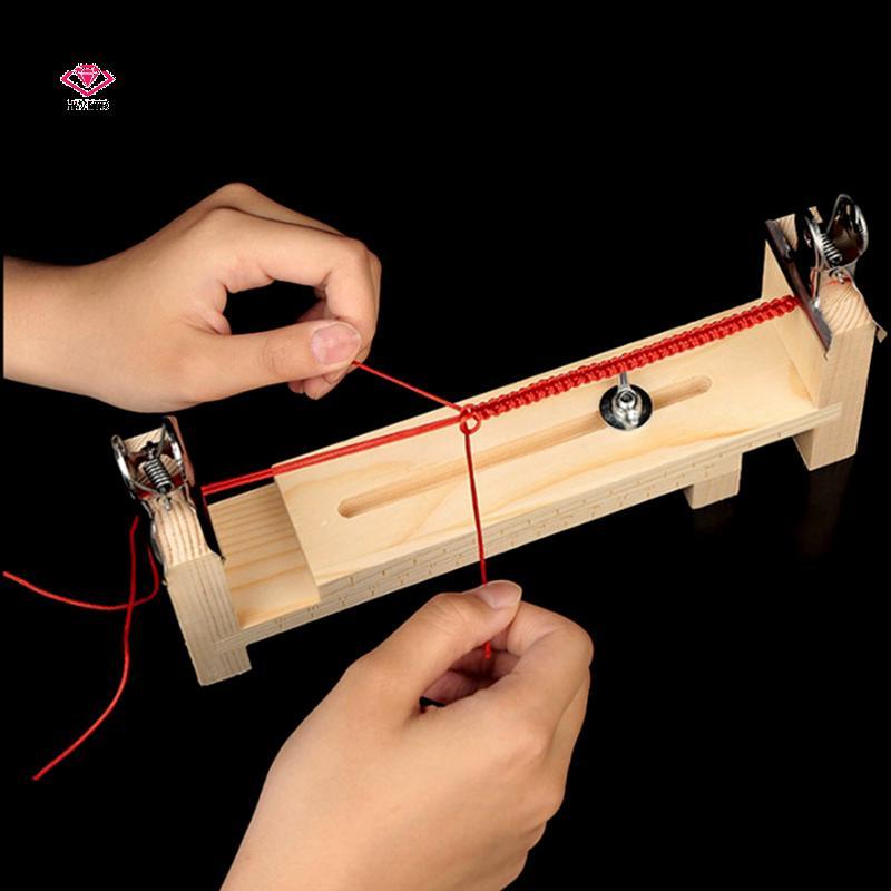 HWETR Creative ปฏิบัติเชือก Braiding เครื่องมือถักเชือกมือ Ra สําหรับสร้อยข้อมือ Nelaces DIY Handcraft เชือกถักเครื่องมือใหม่
