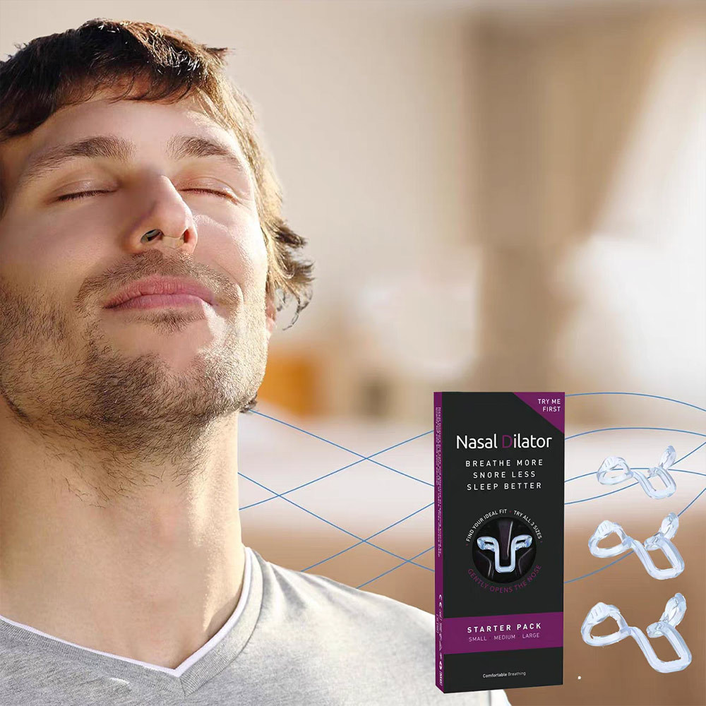 Nasal Dilator Sleep Nasal Breathing Dilators Kit Nose Breathe Strips Nasal Strips ลดการนอนกรน
