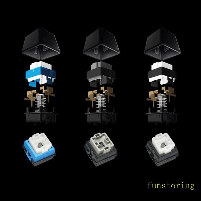 FUN สําหรับ G910 G413 G512 G513 K840 GPRO G810 G413 Omron910 สวิทช์สีดําสีฟ้าสีเทา 2 ชิ้น