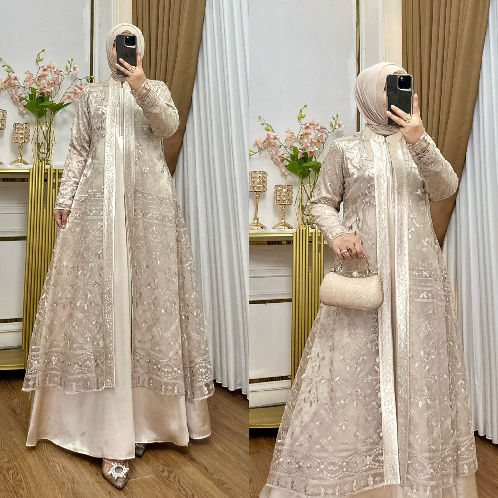 NADIRA DRESS/ BUSUI PARTY DRESS/ JUMBO WEDDING DRESS LD 130/ JUMBO PARTY DRESS/ LATEST WEDDING DRESS