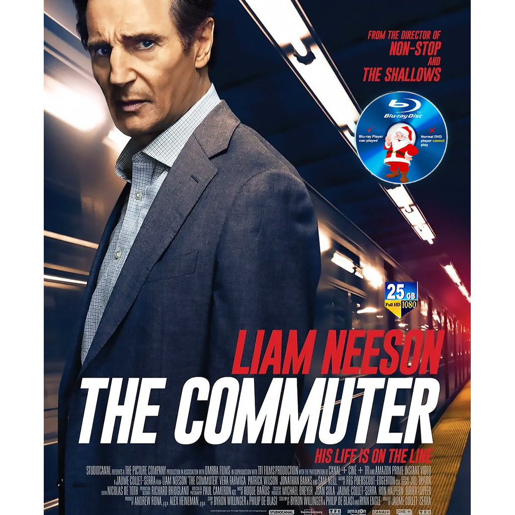 E-BLURAY The CommuterDTS HDMA 7.1 - English Action - 2018 LIAM NEESON