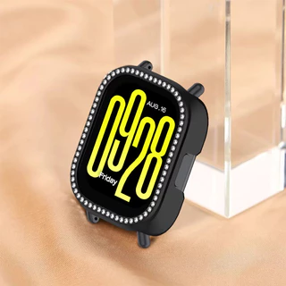 เคสพีซีเพชรระยิบระยับ for Smartwatch Redmi Watch 5 Active ป้องกันหน้าจอกันชนปกคลุมสำหรับดูสมาร์ท for Redmi Watch 5 Lite