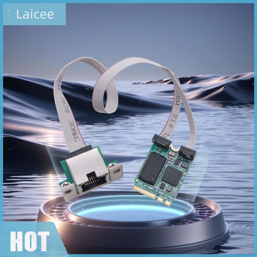 [Laicee.th] M.2 A+E To Gigabit Ethernet การ์ดเครือข่ายรองรับอะแดปเตอร์สาย LAN เครือข่าย 1000/10Mbps 